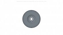 504129520 - МАХОВИК ДВИГАТЕЛЯ - CASE IH