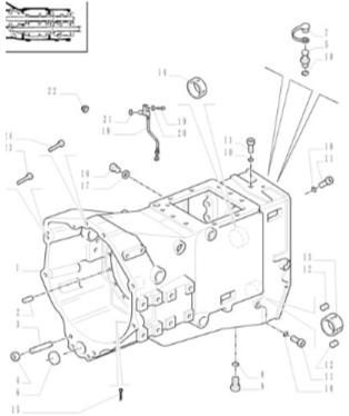 47124585 - корпус редуктора - CASE IH, Оригинал 47124585 - корпус редуктора - CASE IH, Оригинал