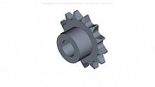 GD-558 - звездочка - CASE CONSTRUCTION, Оригинал