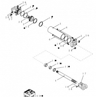 47576497 - гидравлический цилин - CASE IH, Оригинал